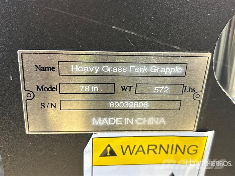 Suihe SSR-78 78 in Skid Steer Root Rake (Unused) Vändare och luftare