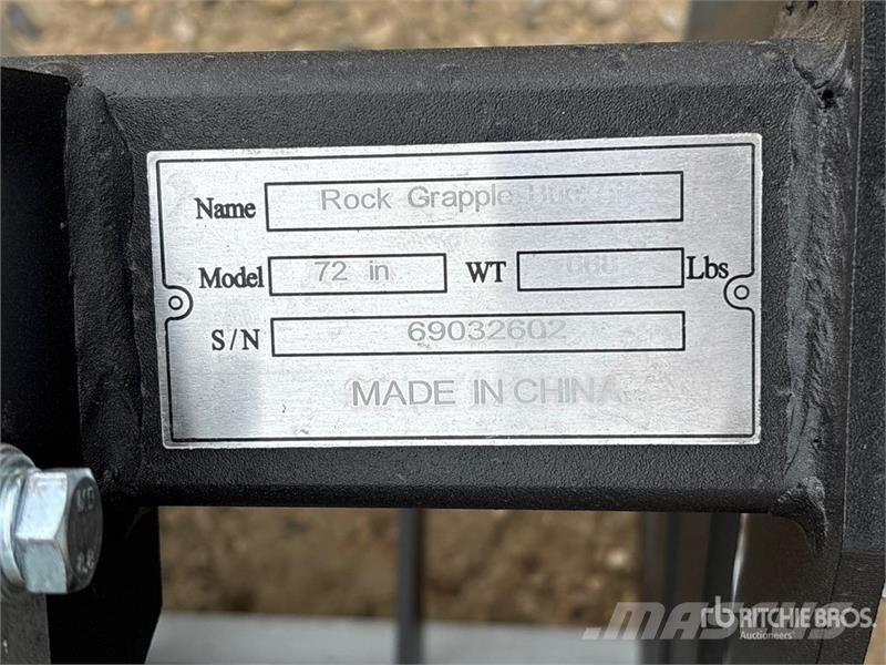 Suihe SSRGB-72 72 in Skeleton Skid Steer Grapple Bucket  Grijpers