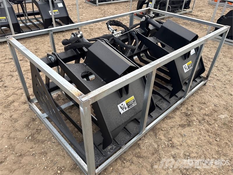 Suihe SSRGB-72 72 in Skeleton Skid Steer Grapple Bucket  Grapples