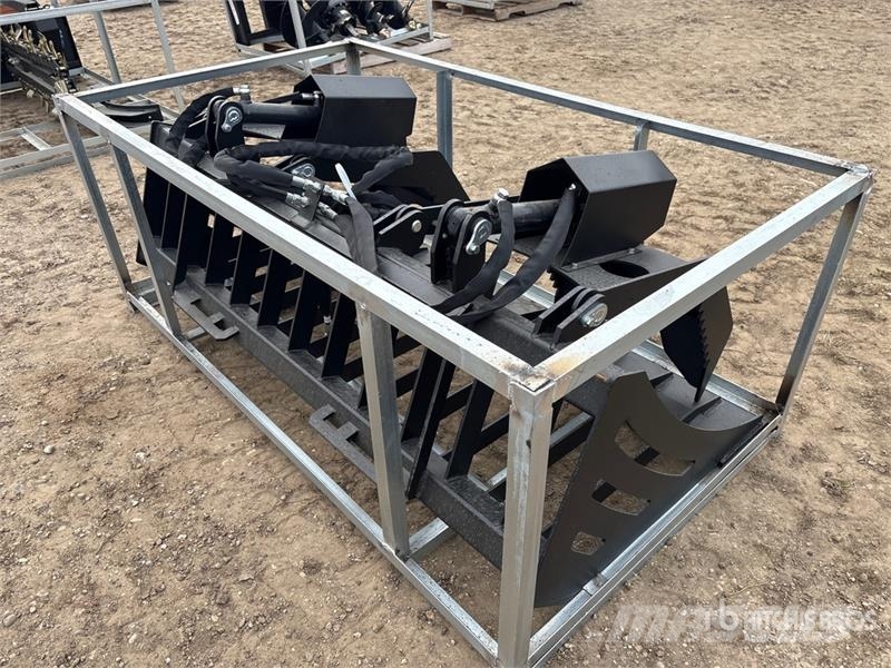 Suihe SSRGB-72 72 in Skeleton Skid Steer Grapple Bucket  Grapples