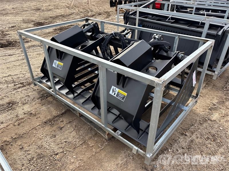 Suihe SSRGB-72 72 in Skeleton Skid Steer Grapple Bucket Grappin