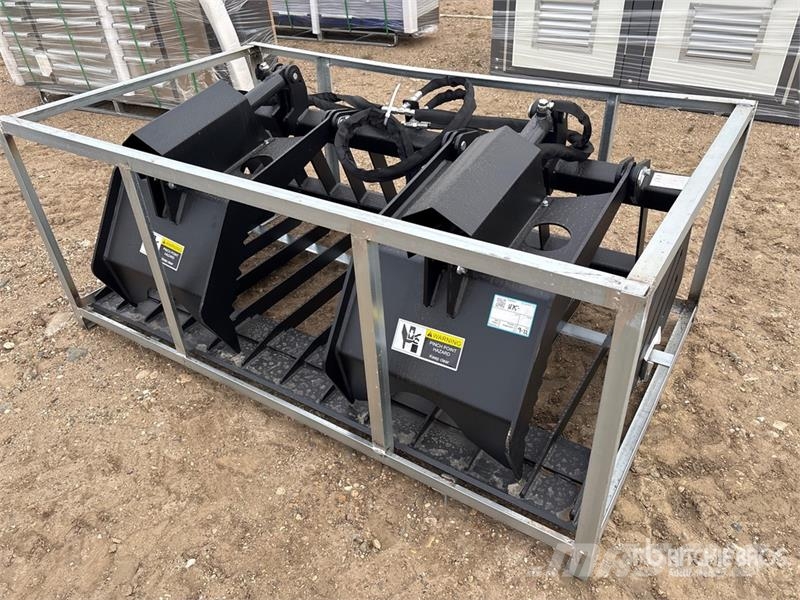 Suihe SSRGB-72 72 in Skeleton Skid Steer Grapple Bucket  Grapples