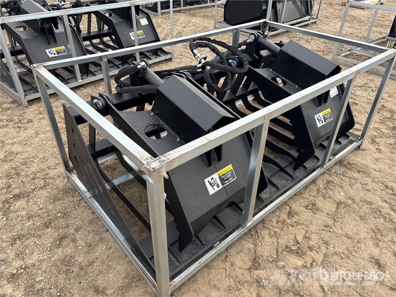 Suihe SSRGB-72 72 in Skeleton Skid Steer Grapple Bucket  Grapples