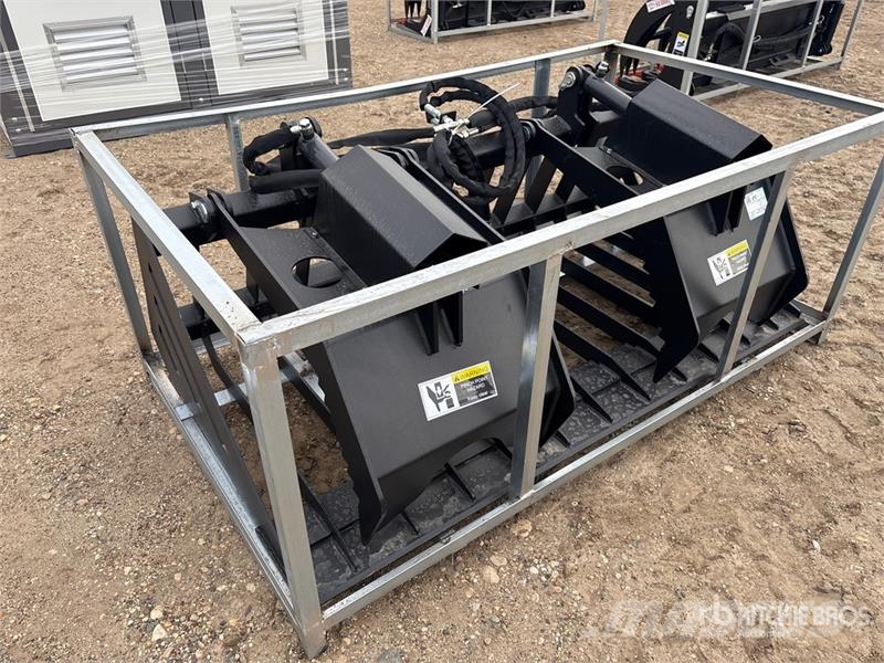Suihe SSRGB-72 72 in Skeleton Skid Steer Grapple Bucket  Grapples