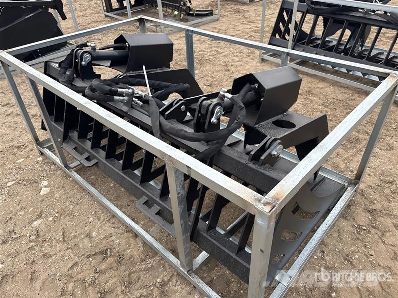 Suihe SSRGB-72 72 in Skeleton Skid Steer Grapple Bucket  Grapples