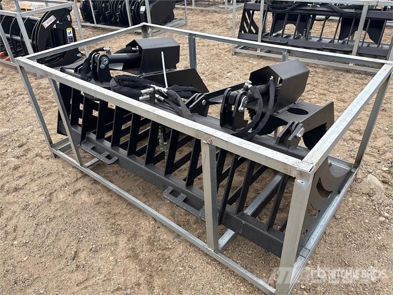 Suihe SSRGB-72 72 in Skeleton Skid Steer Grapple Bucket  Grapples