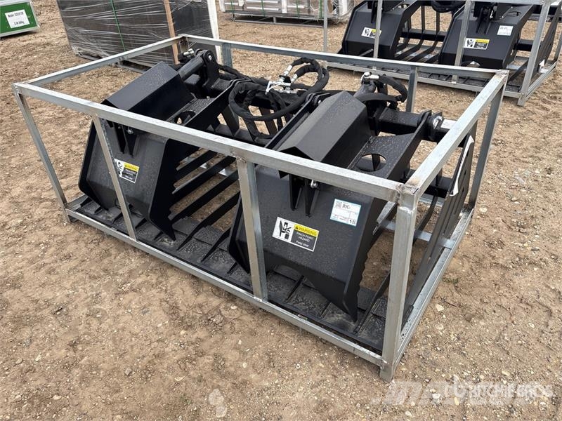 Suihe SSRGB-72 72 in Skeleton Skid Steer Grapple Bucket  Grapples