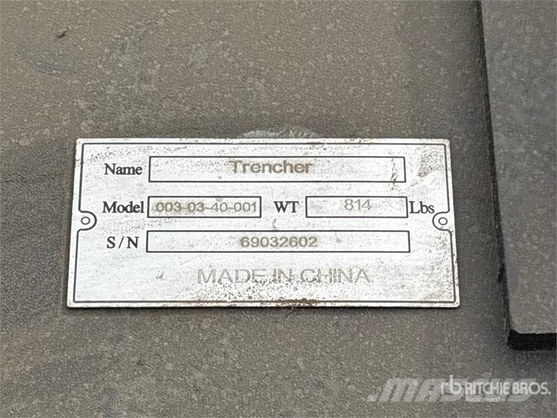 Suihe SST-1000/200 Skid Steer Trencher (Unused) Sleuvengravers