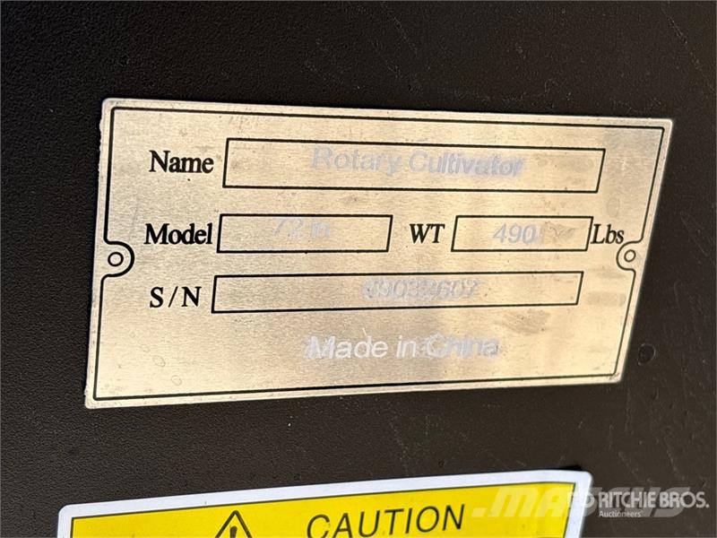 Suihe SSTL 72 in Skid Steer Tiller (Unused) Erpici rotanti e motozappe