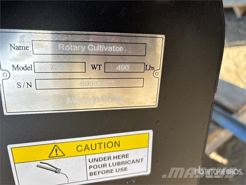 Suihe SSTL 72 in Skid Steer Tiller (Unused) Erpici rotanti e motozappe