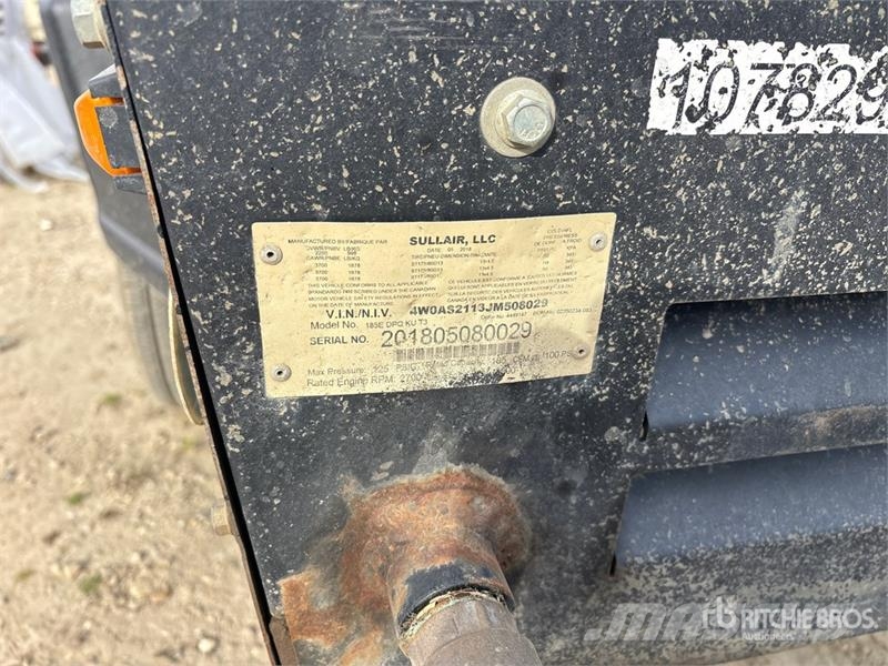 Sullair 185 cfm Mobile Air Compressor Kompressorer