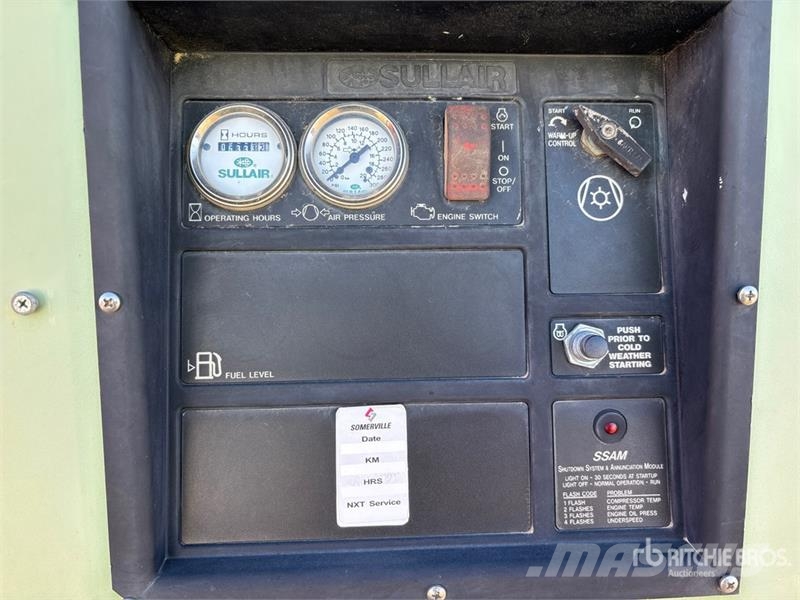 Sullair 185DPQ CAI4 LTC 185 cfm Mobile Air Compressor Compressores