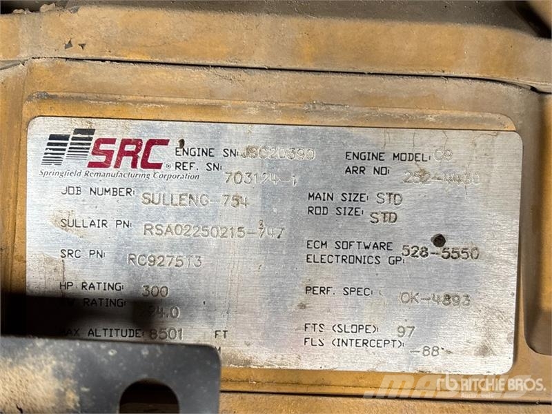 Sullair 900 cfm Mobile Air Compressor Kompresori