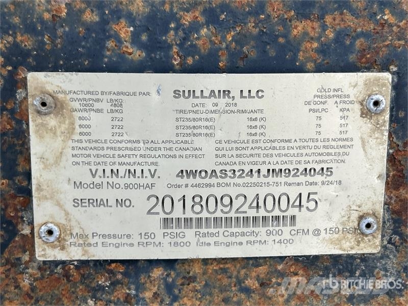 Sullair 900H Kompresory