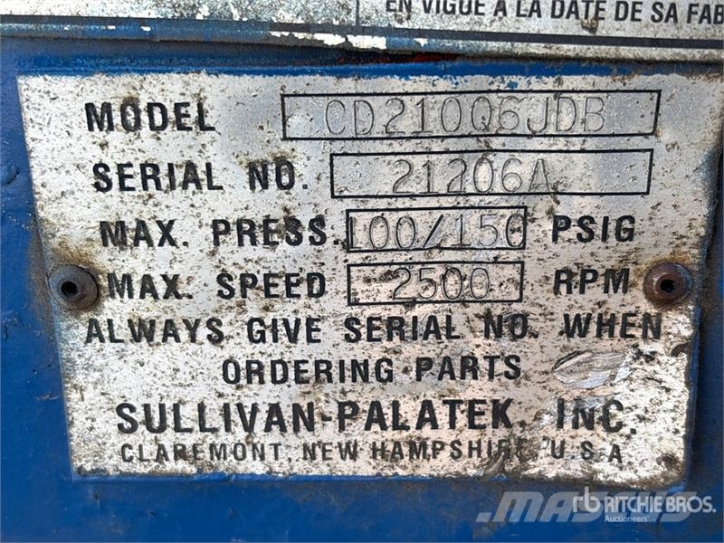 Sullivan CD210Q6JDB Mobile Air Compressor 压缩机