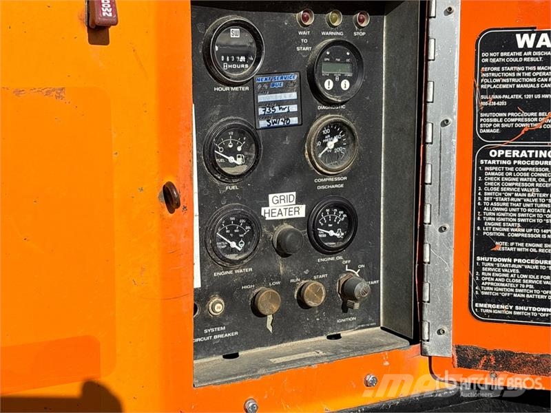 Sullivan CH7375PD 375 cfm Mobile 375 CFM Air Compressor Kompressorid