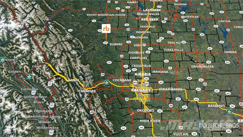  Sundre, AB 33037 Range Road 71 160 +/- Acres on Ti Lauksaimniecība- Citi
