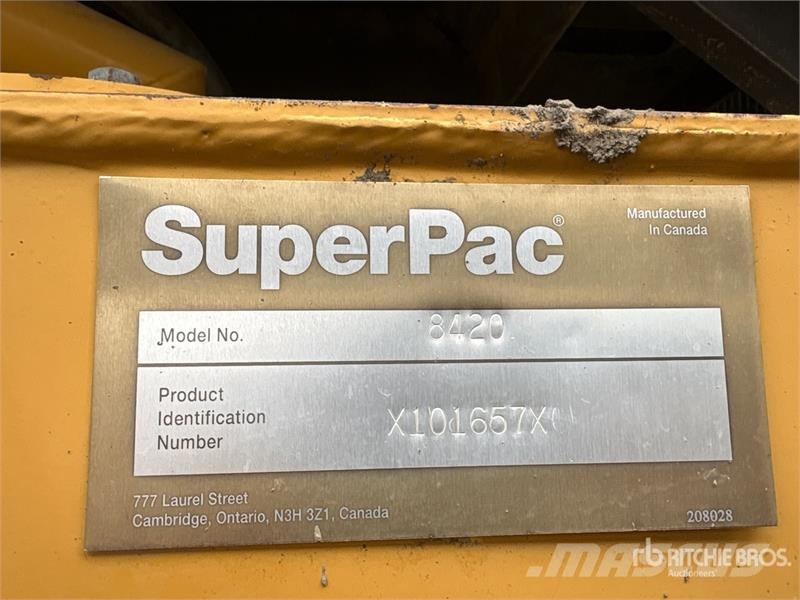  Super Pac Pac 8420 Padfoot Drum Compactor Cilindros Compactadores monocilíndricos