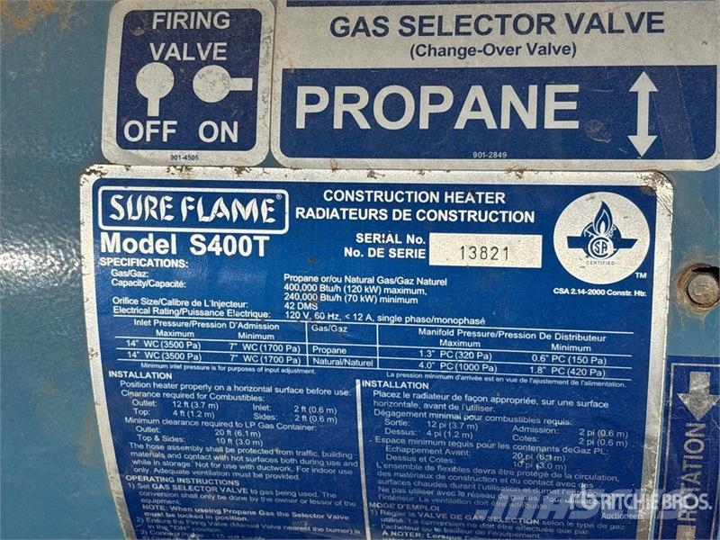 Sure Flame Flame 400000 BTU Space Heater Fűtő és Hűtő felszerelések