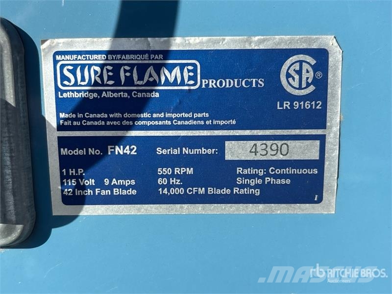 Sure Flame Flame FN42 42 in Fan Drugi deli