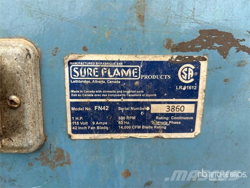 Sure Flame FN42C Andre komponenter