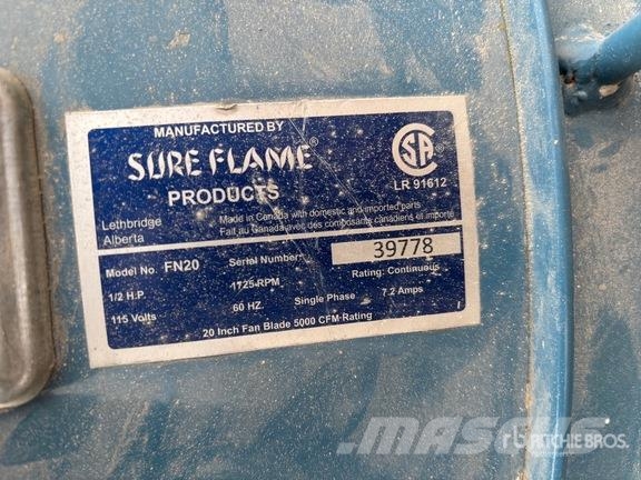  Sure Flame of (4) Sure Flame Fan Andre komponenter