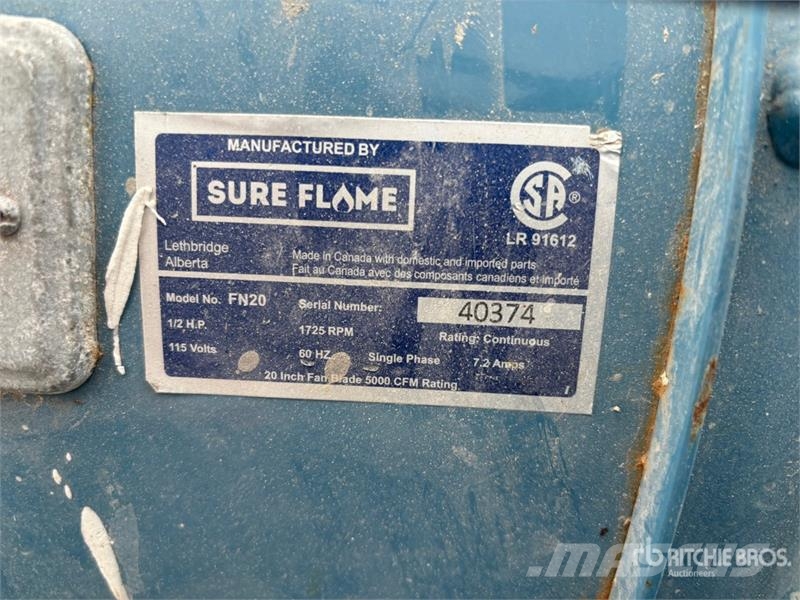 Sure Flame of (4) Sure Flame Fan Andre komponenter