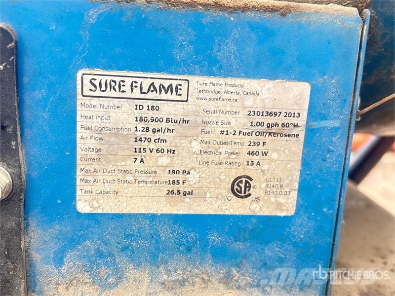 Sure Flame S150 Heating and thawing equipment