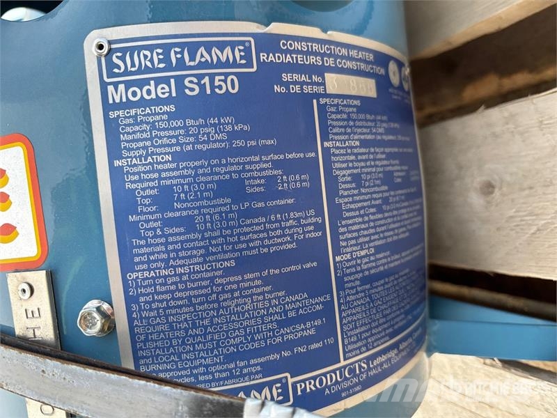 Sure Flame S150 Topení a zařízení pro rozmrazování