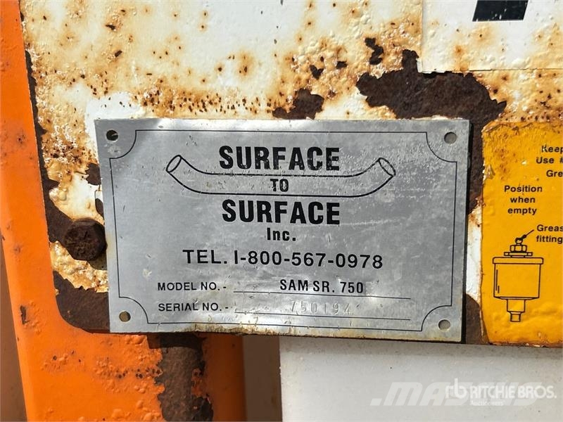  Surface To  Inc SAM SR. 750 Plastic Mud Mixing Tan 연료 및 첨가제 탱크