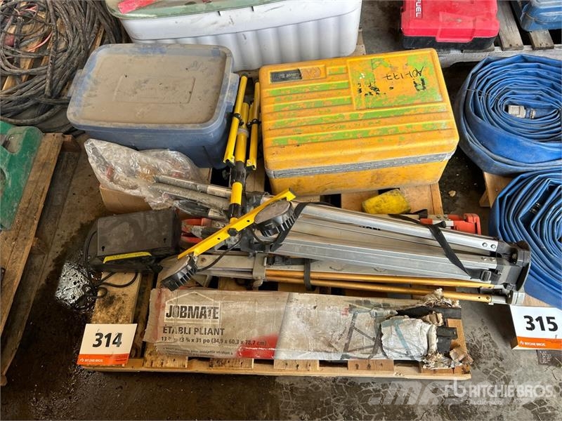  Surveying Equipment, Tripods, Cases & Spectra Prec الأدوات ومعدات الأتمتة والقياس