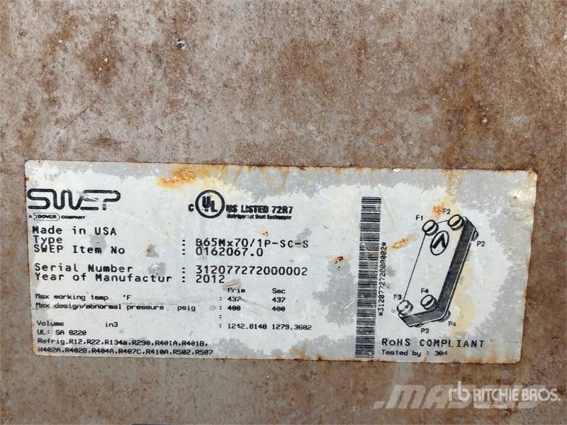  Swep Heat Exchanger معدات البناء - غير ذلك
