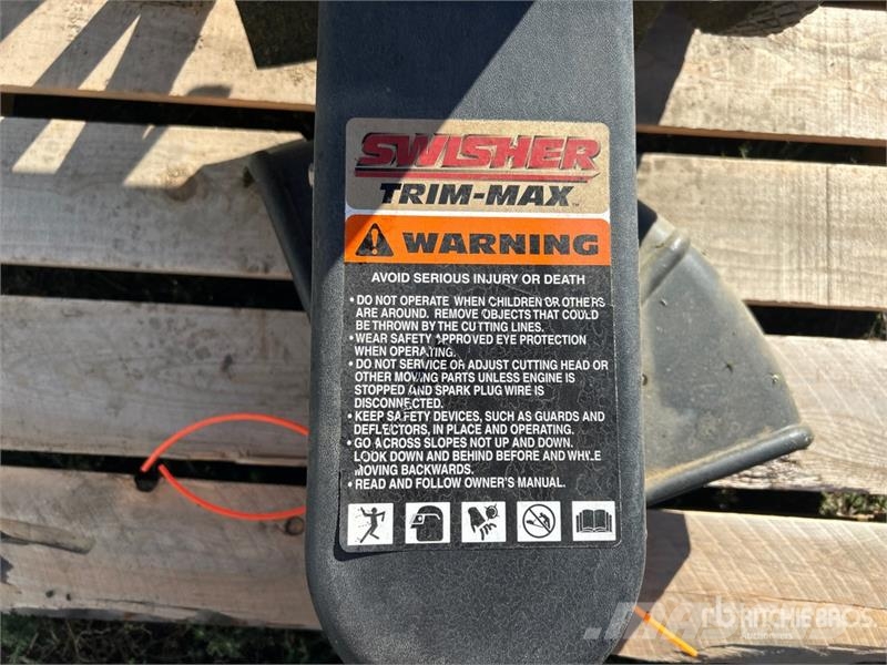  Swisher Trim-Max Walk Behind String Trimmer ماكينات تشذيب الأشجار
