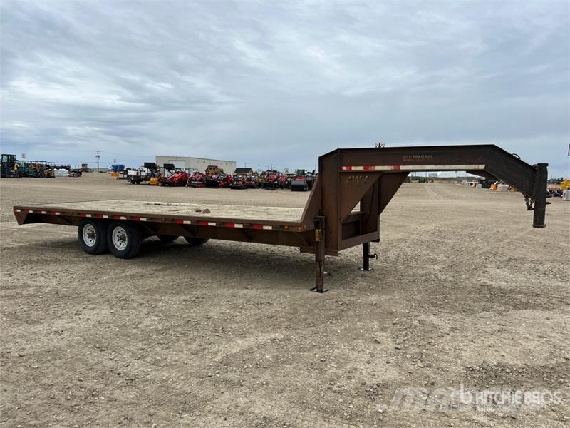 SWS 24 ft T/A Gooseneck Equipment Trailer Autotreilerid