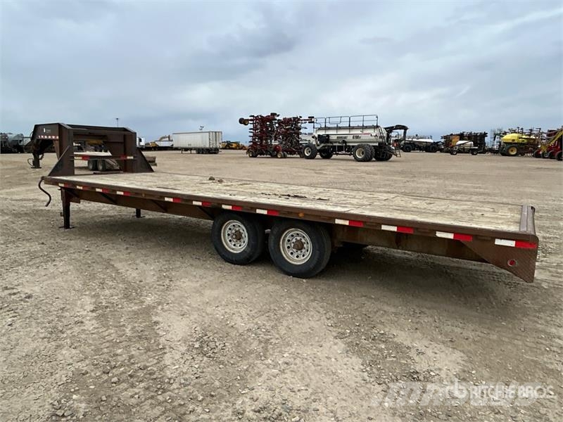 SWS 24 ft T/A Gooseneck Equipment Trailer Autotreilerid