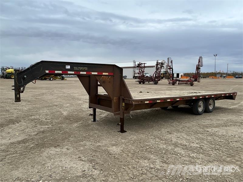 SWS 24 ft T/A Gooseneck Equipment Trailer Autotreilerid