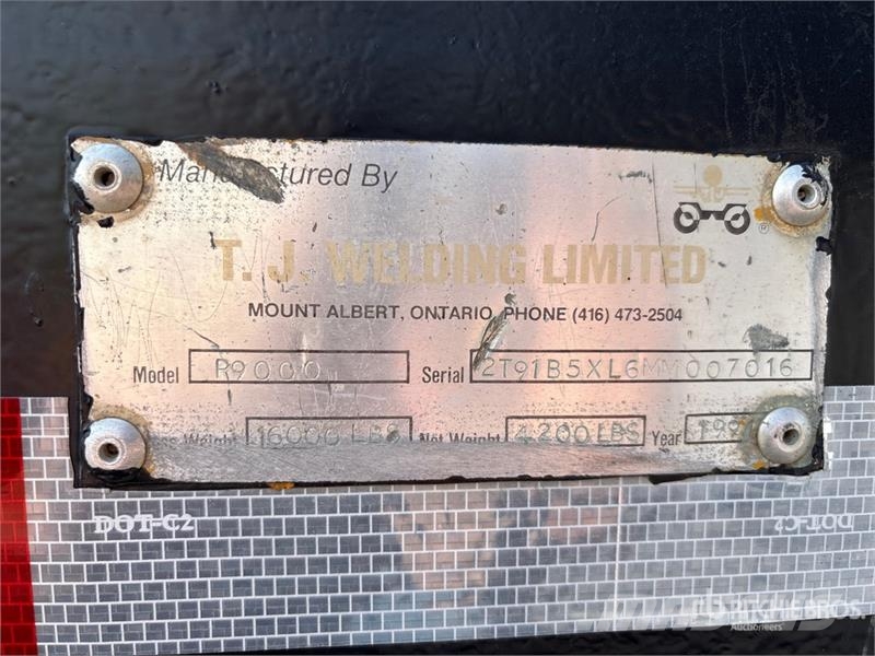 T.J. Welding P9000 S/A Pole Trailer Overige aanhangers