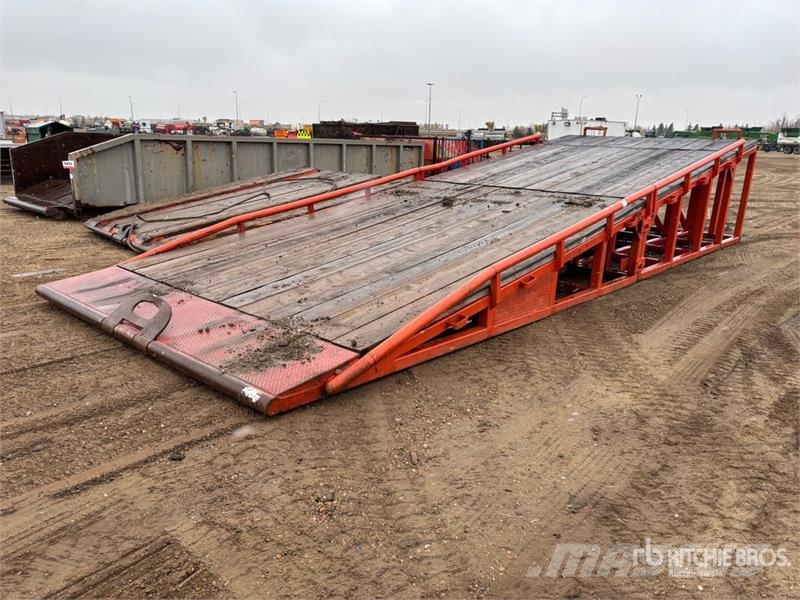 TDC Rig Mfg 24 ft x 12 ft x 6 ft Oilfield Ramp Équipement de traitement