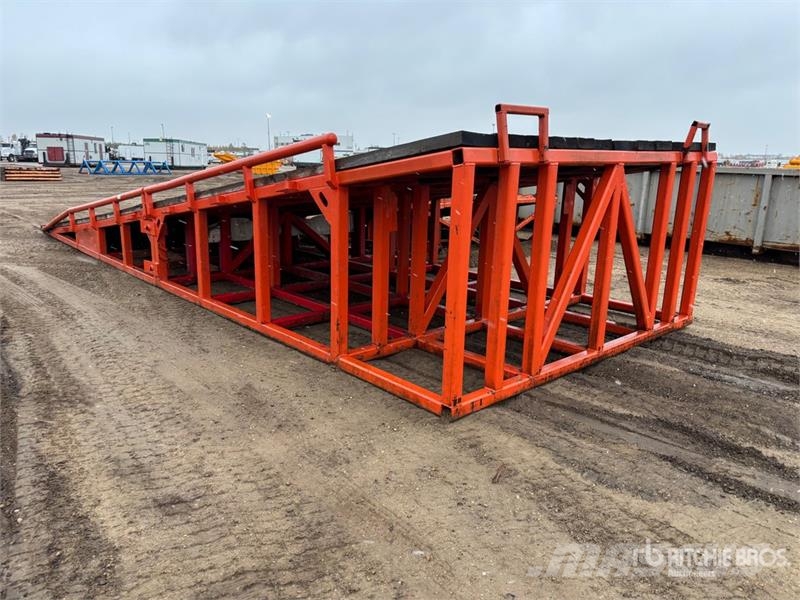 TDC Rig Mfg 24 ft x 12 ft x 6 ft Oilfield Ramp Équipement de traitement