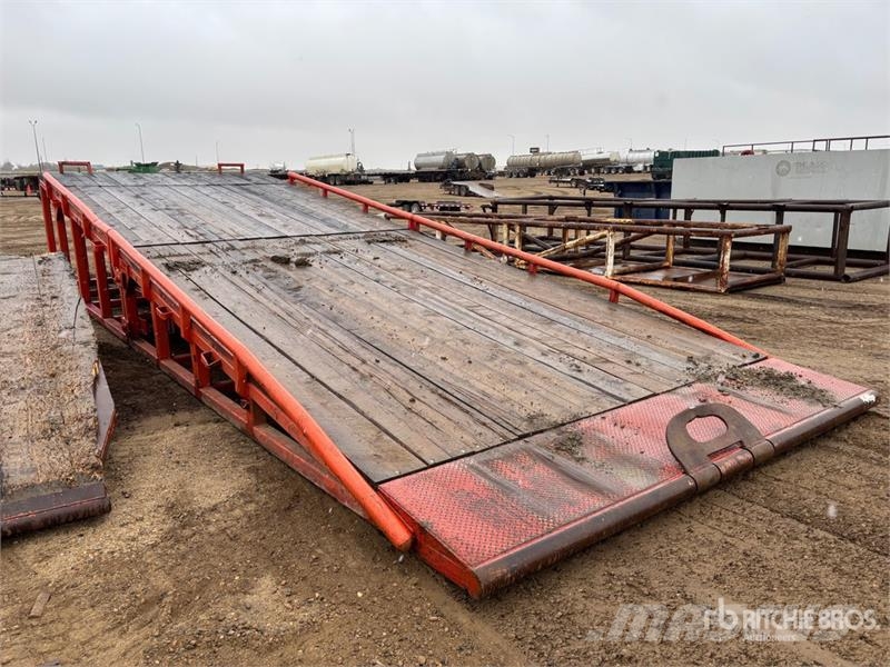 TDC Rig Mfg 24 ft x 12 ft x 6 ft Oilfield Ramp Équipement de traitement