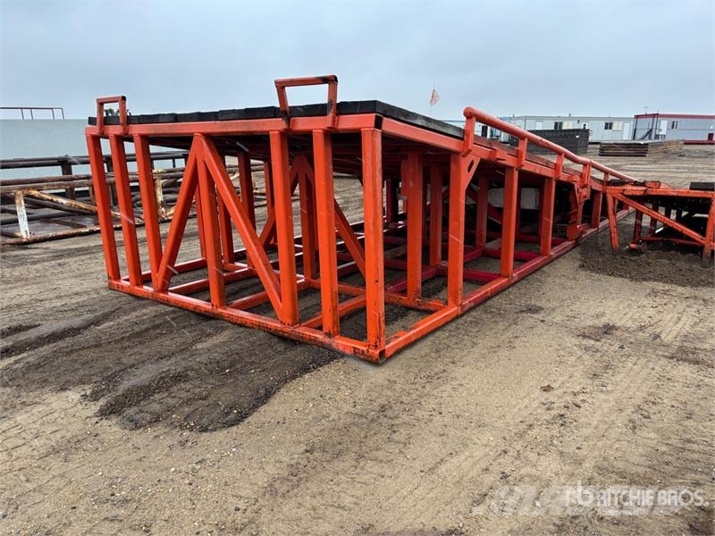 TDC Rig Mfg 24 ft x 12 ft x 6 ft Oilfield Ramp Équipement de traitement