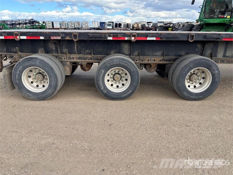 Temisko 53 ft Tri/A 53 ft Extendable Flatbed Trail Planhengere