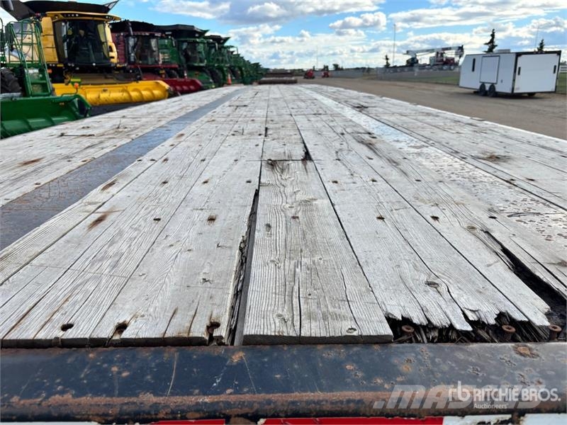 Temisko 53 ft Tri/A 53 ft Extendable Flatbed Trail Planhengere