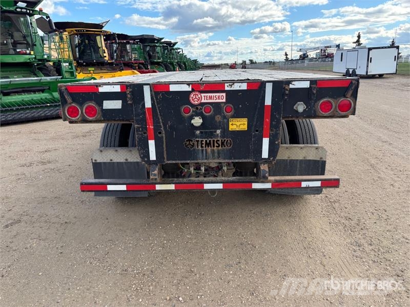 Temisko 53 ft Tri/A 53 ft Extendable Flatbed Trail Planhengere