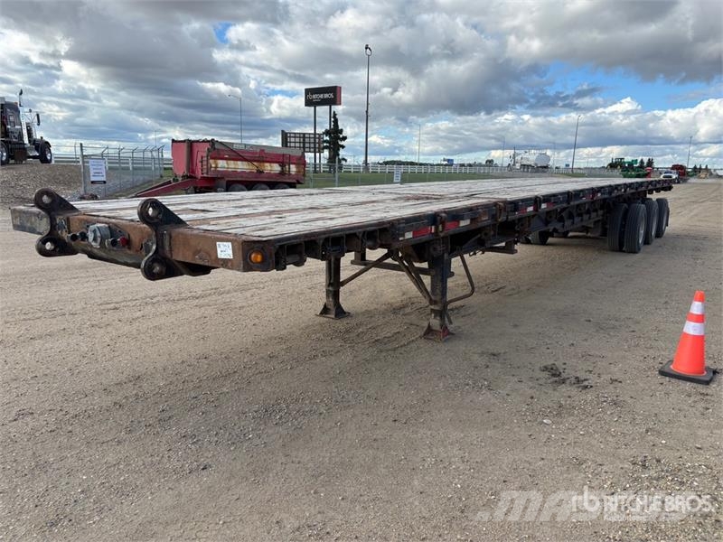Temisko 53 ft Tri/A 53 ft Extendable Flatbed Trail Planhengere