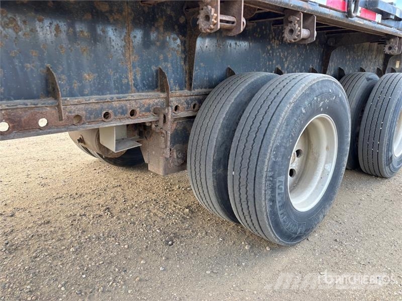 Temisko 53 ft Tri/A 53 ft Extendable Flatbed Trail Planhengere