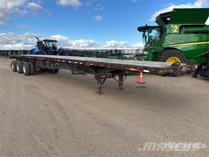 Temisko 53 ft Tri/A 53 ft Extendable Flatbed Trail Planhengere