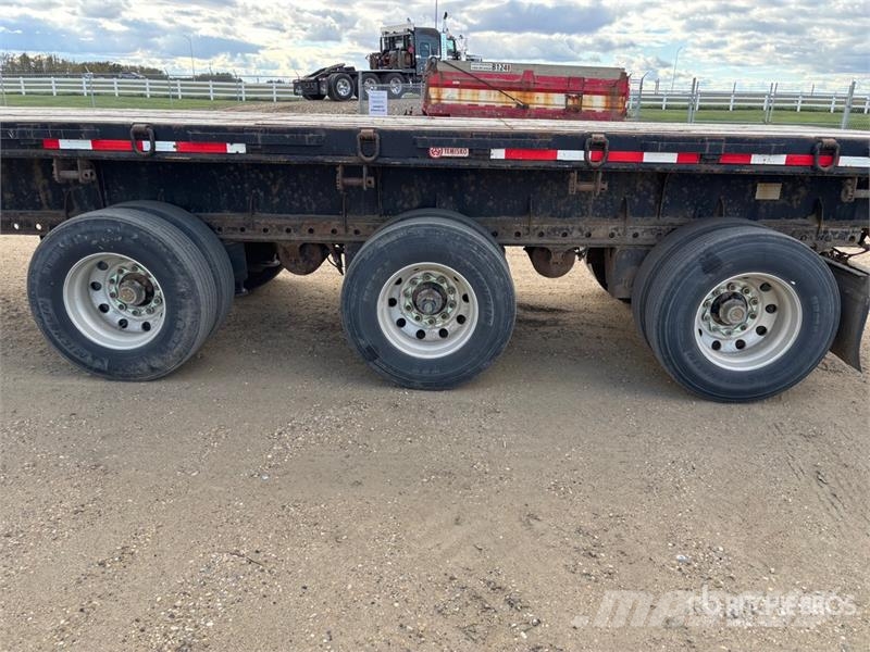 Temisko 53 ft Tri/A 53 ft Extendable Flatbed Trail Planhengere