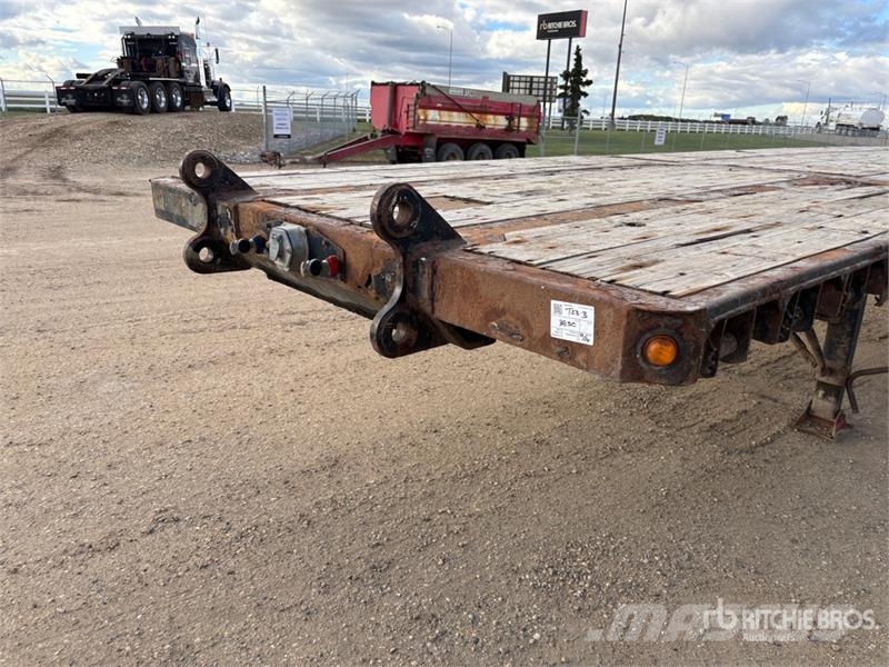 Temisko 53 ft Tri/A 53 ft Extendable Flatbed Trail Planhengere
