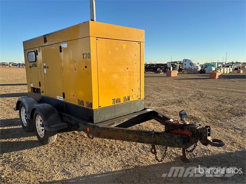 Terex 0T70P 54 kW Mobile Generator Set Diesel Generators
